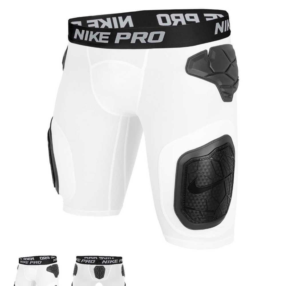 Nike Pro Dri-FIT White Compression Shorts